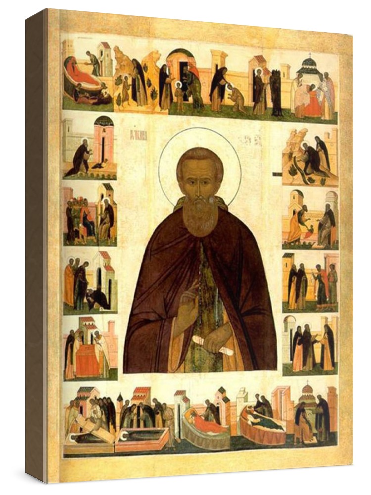 Изображение сергия радонежского на иконах
