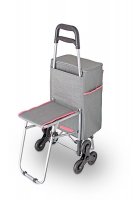 �����-������ �� ������� Wheeled Shopping Trolley Grey