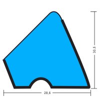    Longoni Blue Professional Pyramid U-118 180 12 6.