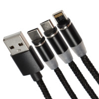  Luazon Ln-6, Microusb/type-c/lightning - Usb, 1 , 1 ,  