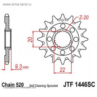 ������ ������� Jt Sprockets Jtf1446-13sc, ���� 520, 13 ������