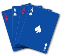  Bicycle Blue Ice Deck