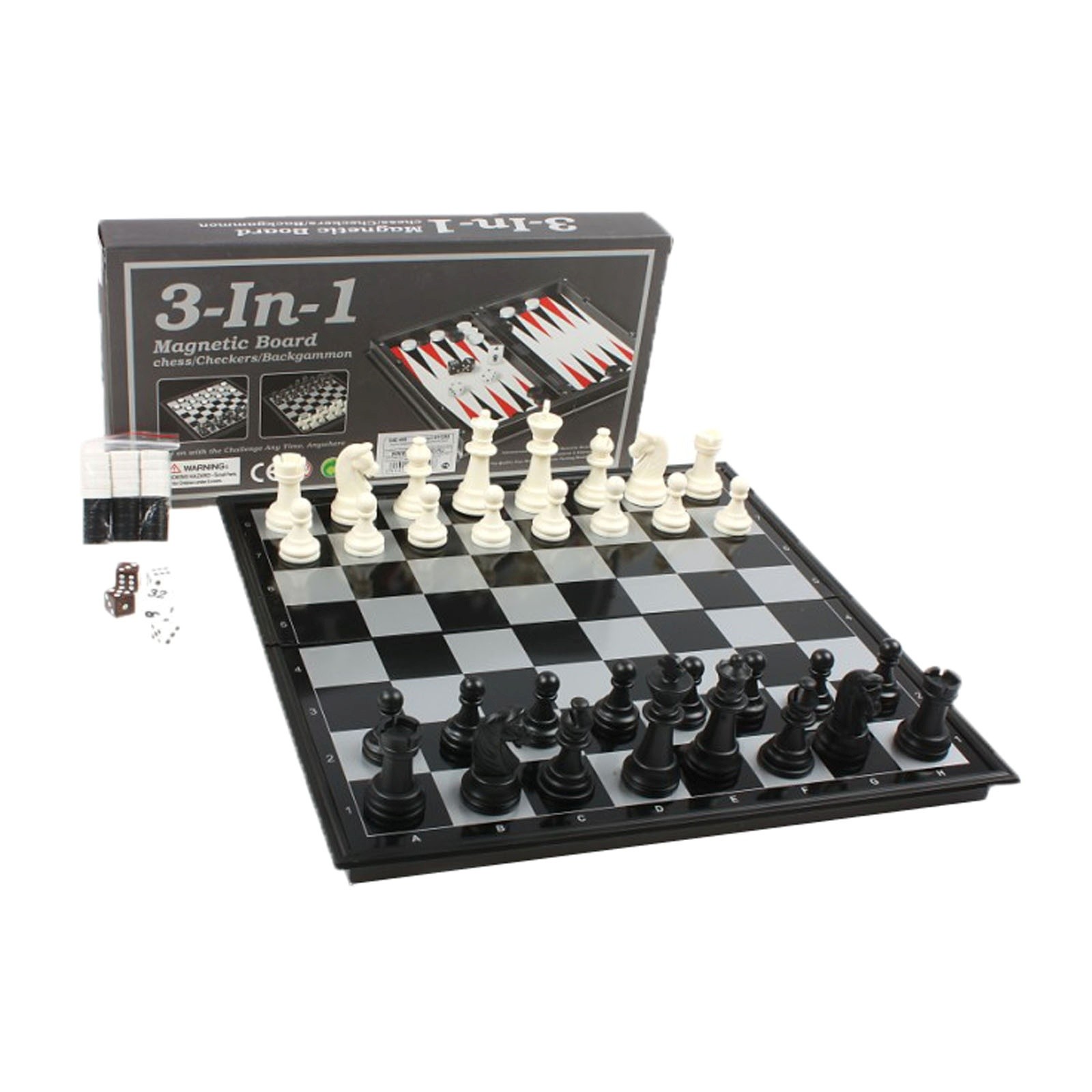 

Игра 3 в 1: шахматы, шашки, нарды, доска 32х32 см