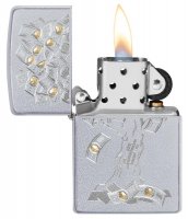  Zippo Money Tree Design   Satin Chrome, /, 