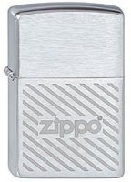  Zippo Stripes Brushed Chrome