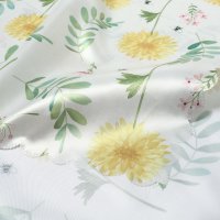   "ellow Flowers" 145110 , 100% /