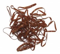 Резинки для волос Dewal коричневые силикон, Midi (50шт) 