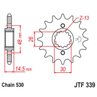   Jtf339-16, F339-16, Jt Sprockets,  530, 16 