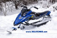 Ym13001  Yamaha Apex Snow Bike Titanium Black/blue