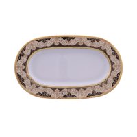   Falkenporzellan Belvedere Black Creme Gold 24 