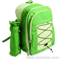 Рюкзак для пикника Green Glade 30 предметов с пледом