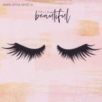  "" Hello Beautiful 30*70 , 100% ,  190 /2