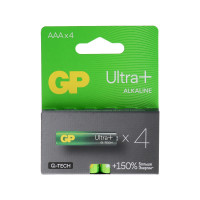   Gp Ultra Plus Alkaline, Aaa, Lr03-4bl, 1.5, , 4 