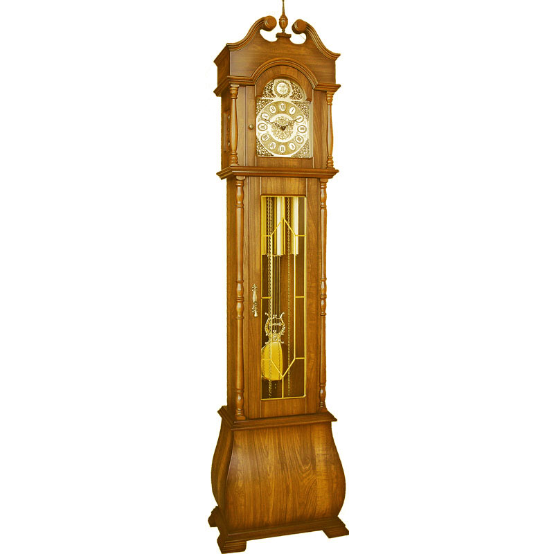 Часы напольные деревянные с маятником механические старинные