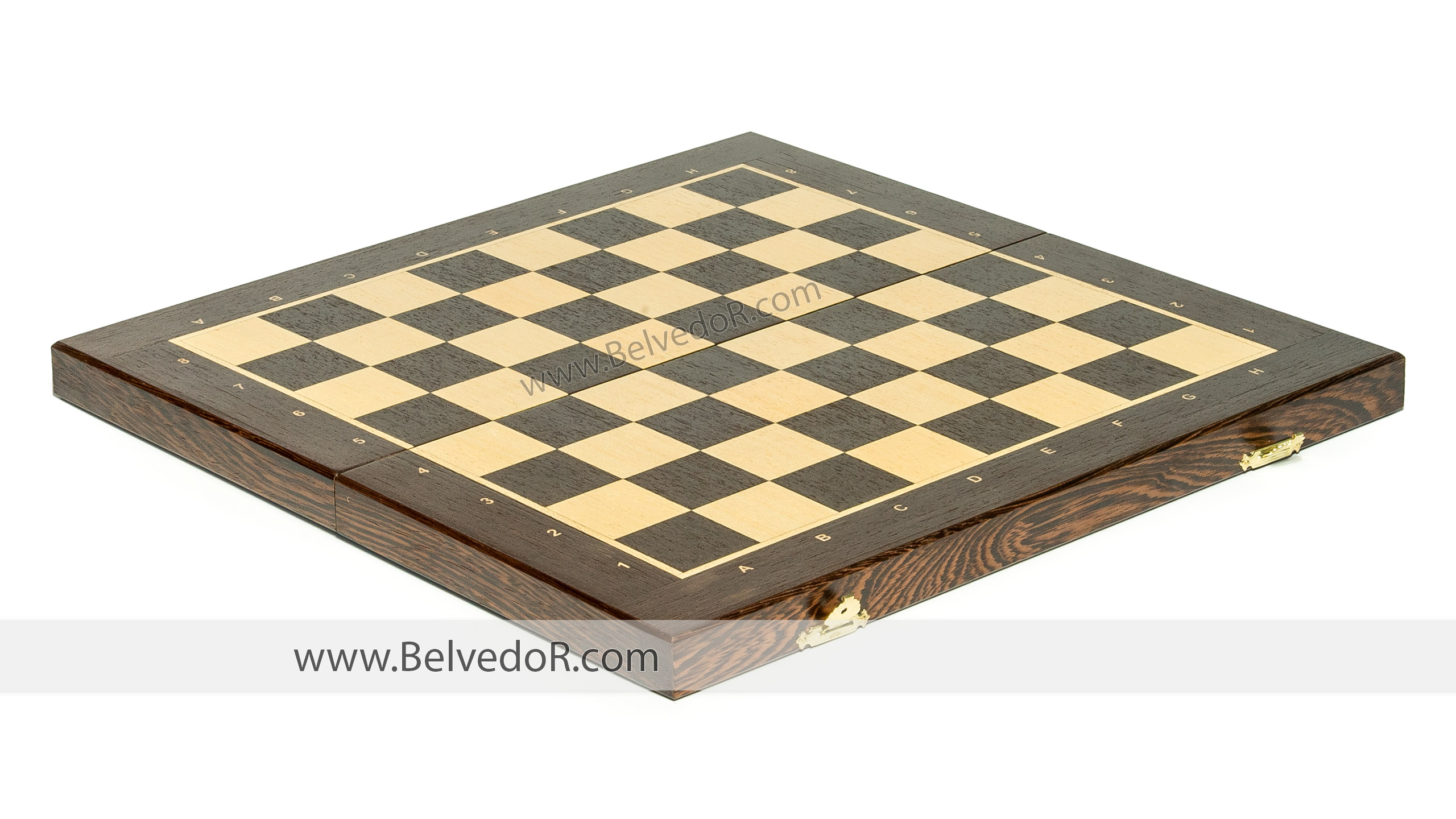 

Складной кейс для шахматных фигур WoodGame Венге 45мм, 45х45см