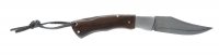 Нож складной Stinger, 92 мм (серебристый), рукоять: сталь/дерево, картонна