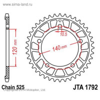  , Jt Jta1792.43,  525, 43 