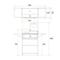  Family Optima Bbq Fob 2000, 2 , 133,2  44,1  111 