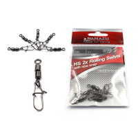     Namazu Hs 2x Rolling Swivels, Bn,  4. Test-23 